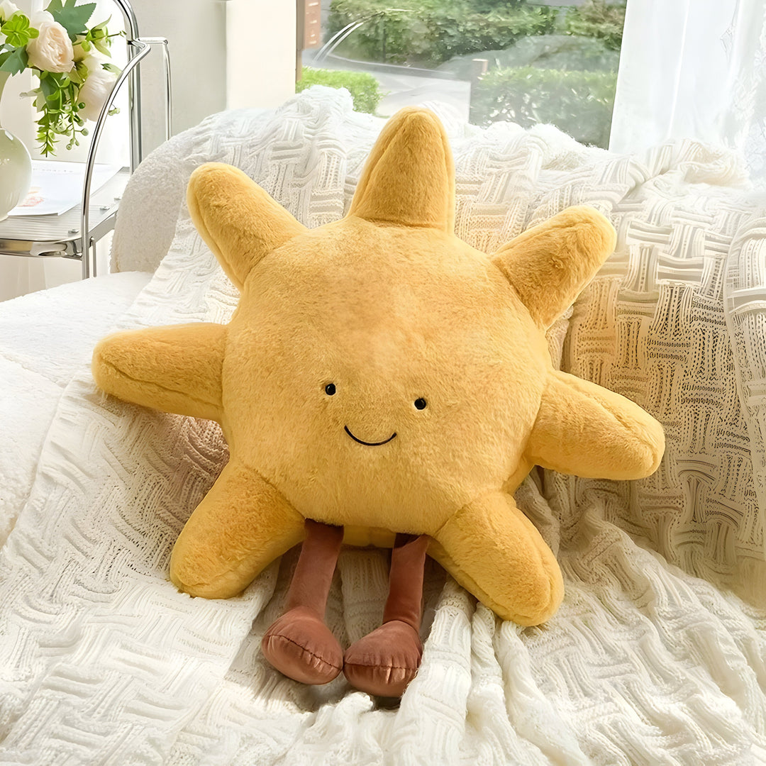 CloudMoon Cushion - Soft Moon and Sun Tatami Cushion | Bowlift