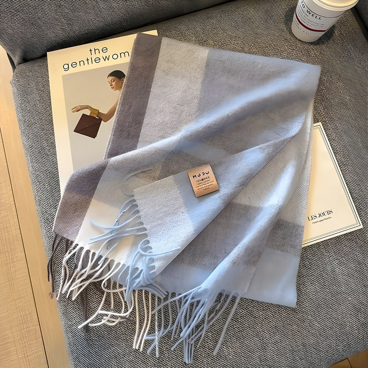 BowLift | Stylish British Checked Cashmere Ladies Winter Scarf - Victoria