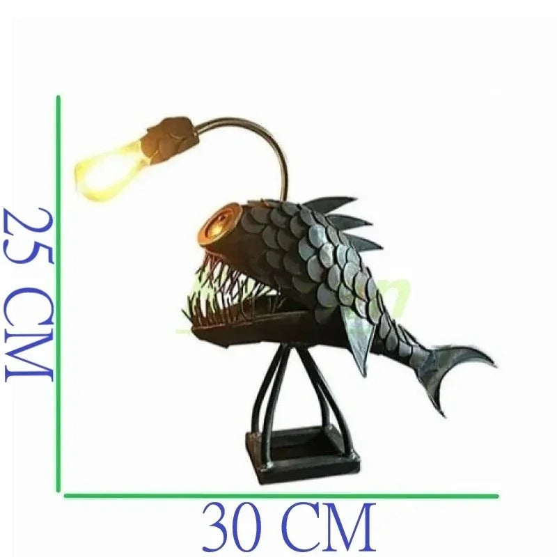 BowLift | Steampunk Angler Fish Lamp – Cool & Unusual Floor Lamp for Your Home