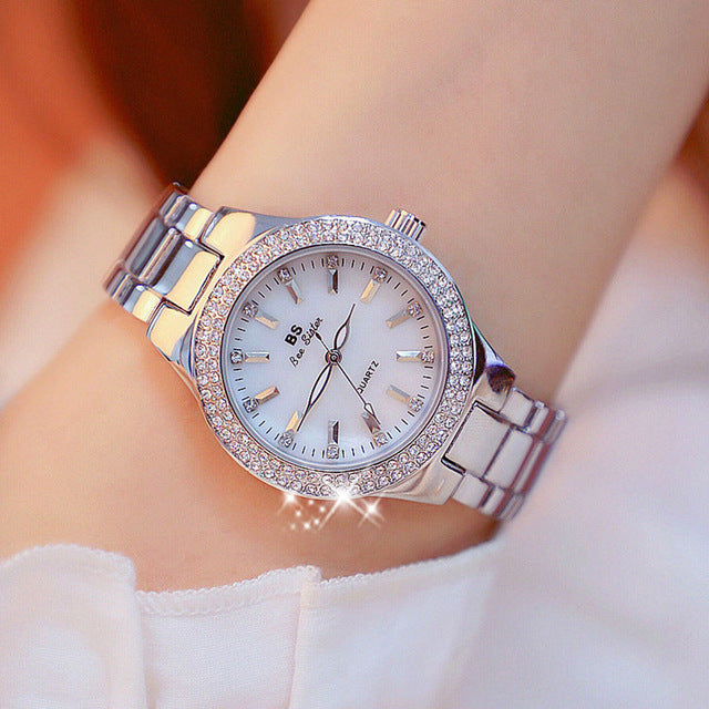 BowLift | Esmée Women’s Stainless Steel Quartz Watch 32mm Silver