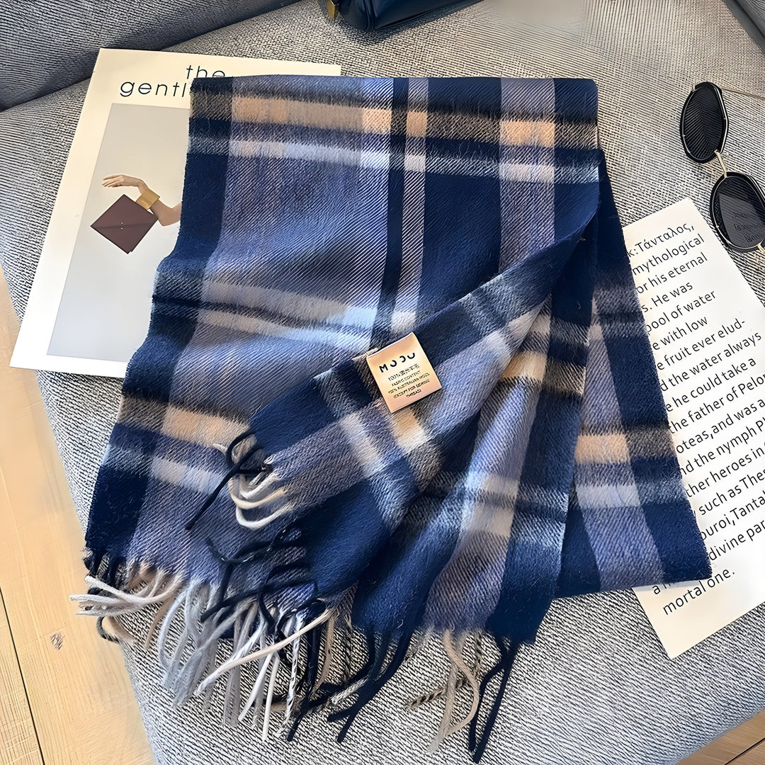 BowLift | Stylish British Checked Cashmere Ladies Winter Scarf - Victoria