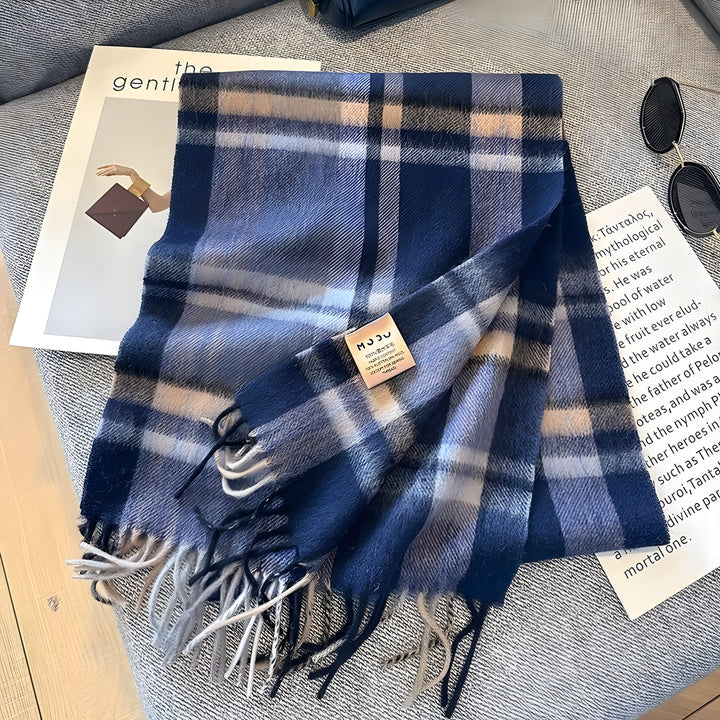 BowLift | Stylish British Checked Cashmere Ladies Winter Scarf - Victoria