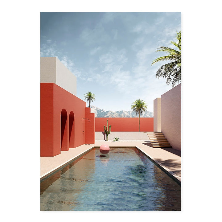 Still Life Modern Building  - Canvas Wall Art Print | Bowlift