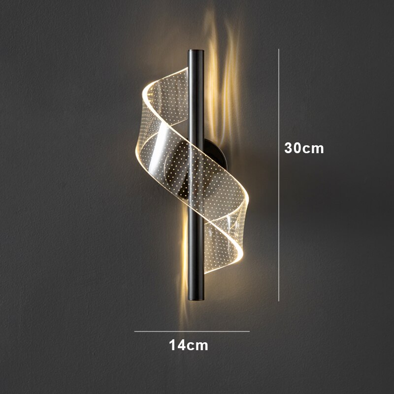 BowLift | Luxury Glass Wall Lamp with Candle Holder