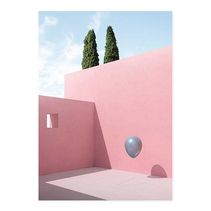 Still Life Modern Building  - Canvas Wall Art Print | Bowlift