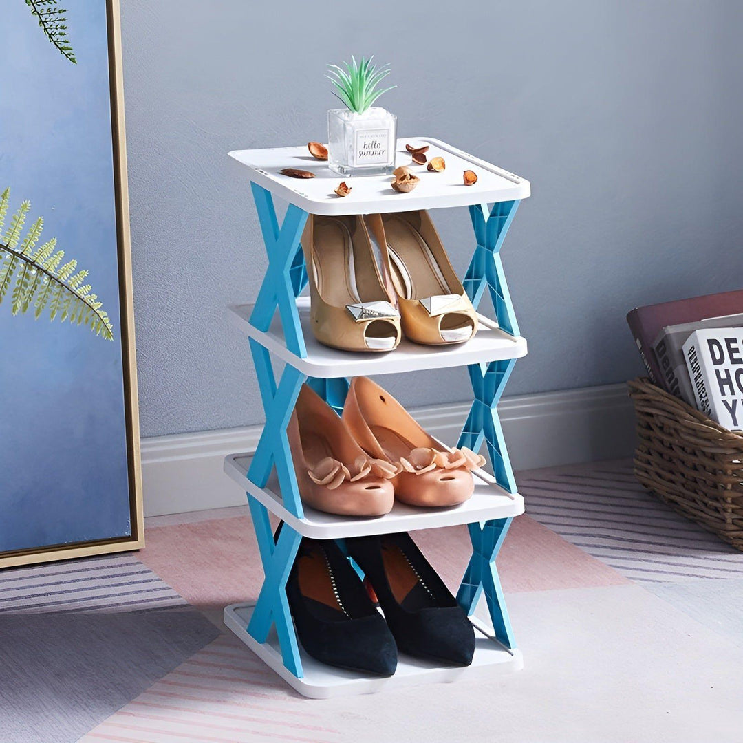 FlexiRack Shoe Organizer - Multifunctional Multi-layer Folding Shoe Rack | Bowlift