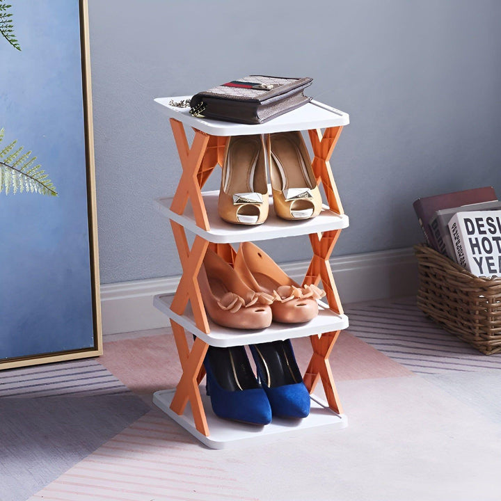 FlexiRack Shoe Organizer - Multifunctional Multi-layer Folding Shoe Rack | Bowlift