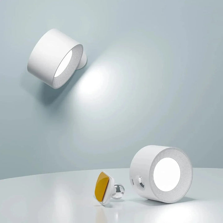 BowLift | Battery Operated Wall Light | Rechargeable, 360° Adjustable & Wireless for Modern Interiors