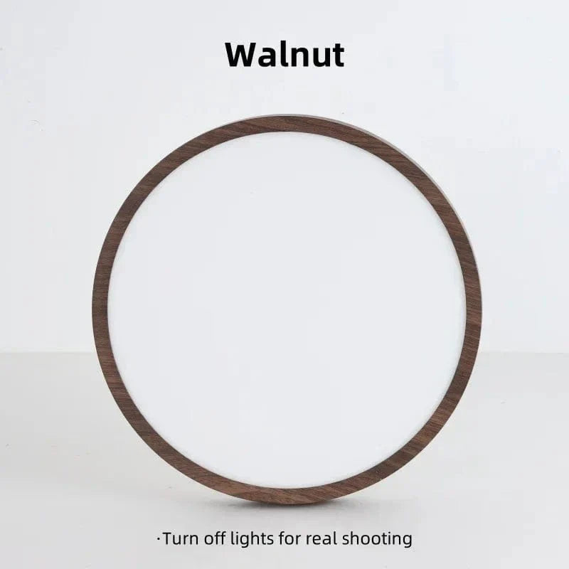 BowLift | LED Ceiling Light | Ultrathin Wood Grain Design, Dustproof & Dimmable for Modern Interiors