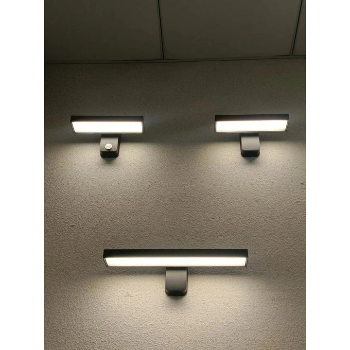 BowLift | PIR Motion Sensor Outdoor Wall Light | IP65 Waterproof, Rotatable Design & Adjustable Length for Gardens and Entrances