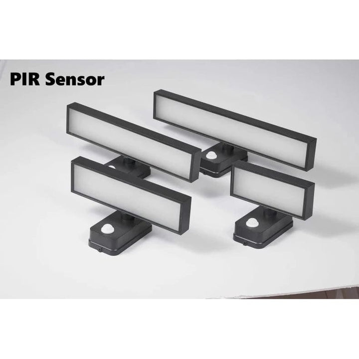 BowLift | PIR Motion Sensor Outdoor Wall Light | IP65 Waterproof, Rotatable Design & Adjustable Length for Gardens and Entrances