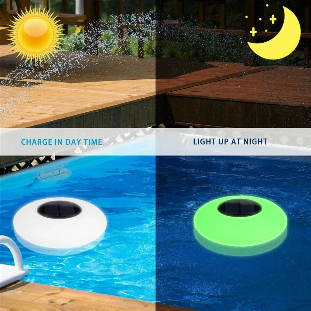 BowLift | Solar Floating LED Pool Lights – Colour Changing Waterproof Inflatable Garden Lights