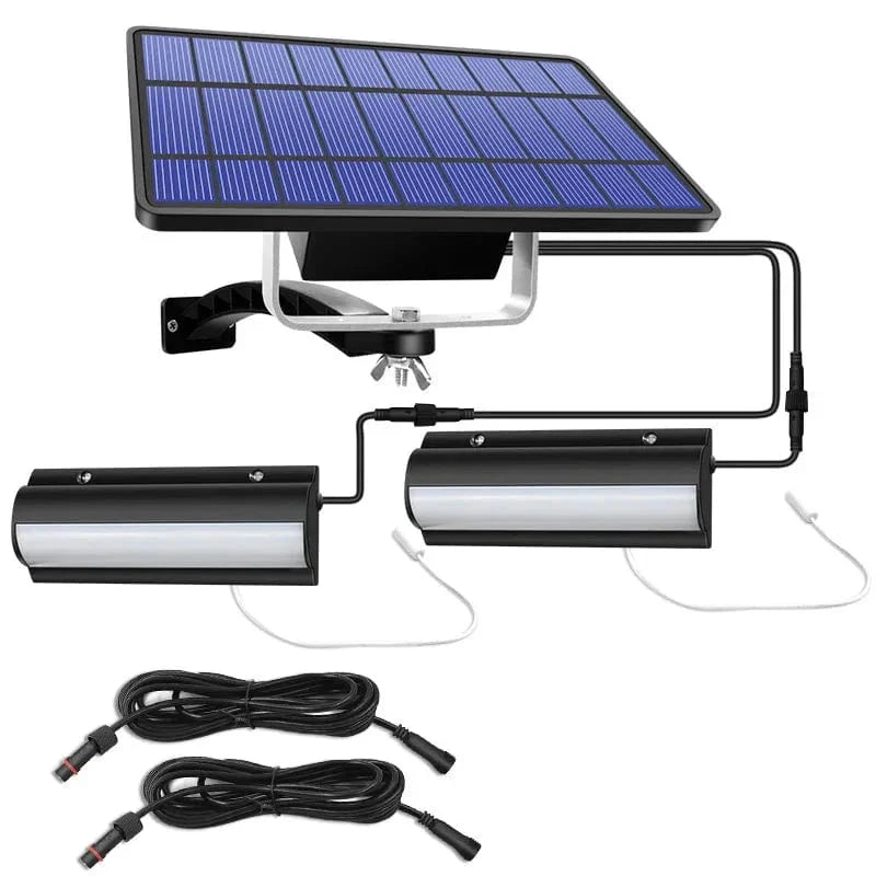 BowLift | Solar Pendant Outdoor Light | Dual or Single Head, IP65 Waterproof & Ideal for Patios, Barns, and Indoor Spaces