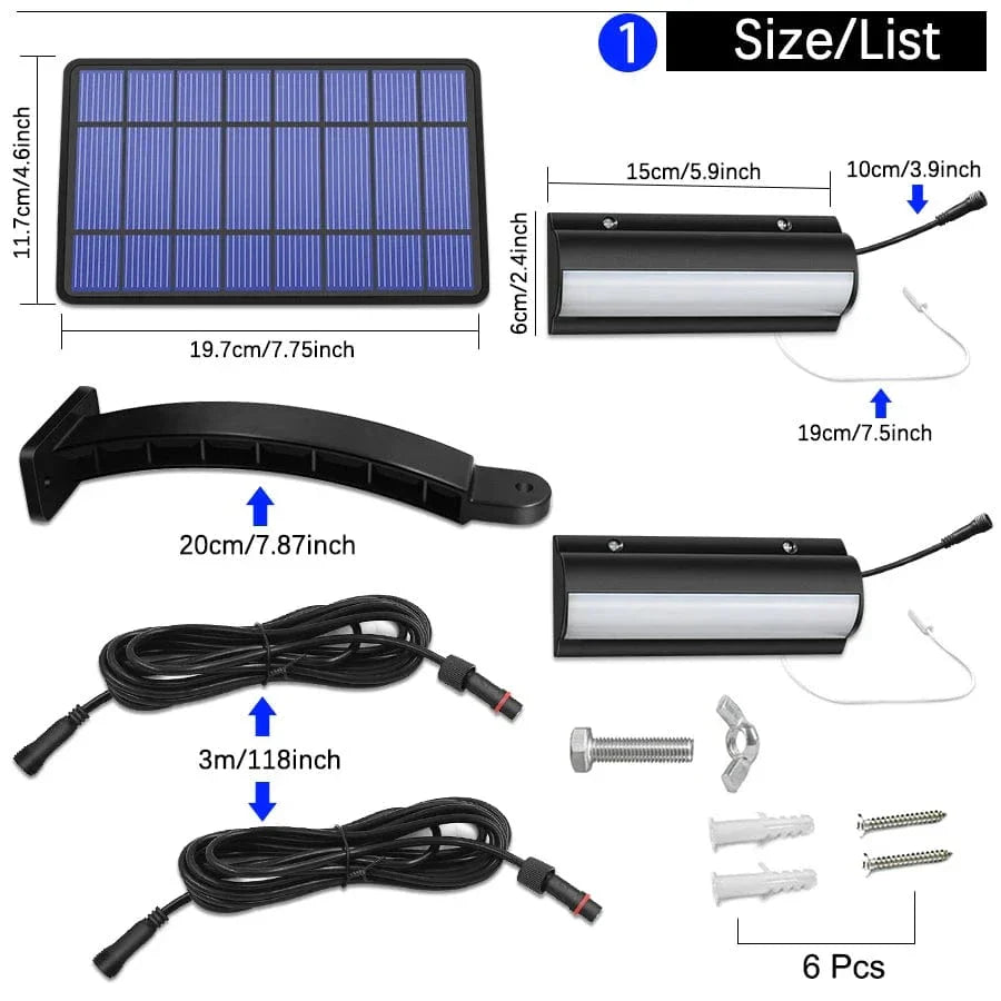 BowLift | Solar Pendant Outdoor Light | Dual or Single Head, IP65 Waterproof & Ideal for Patios, Barns, and Indoor Spaces