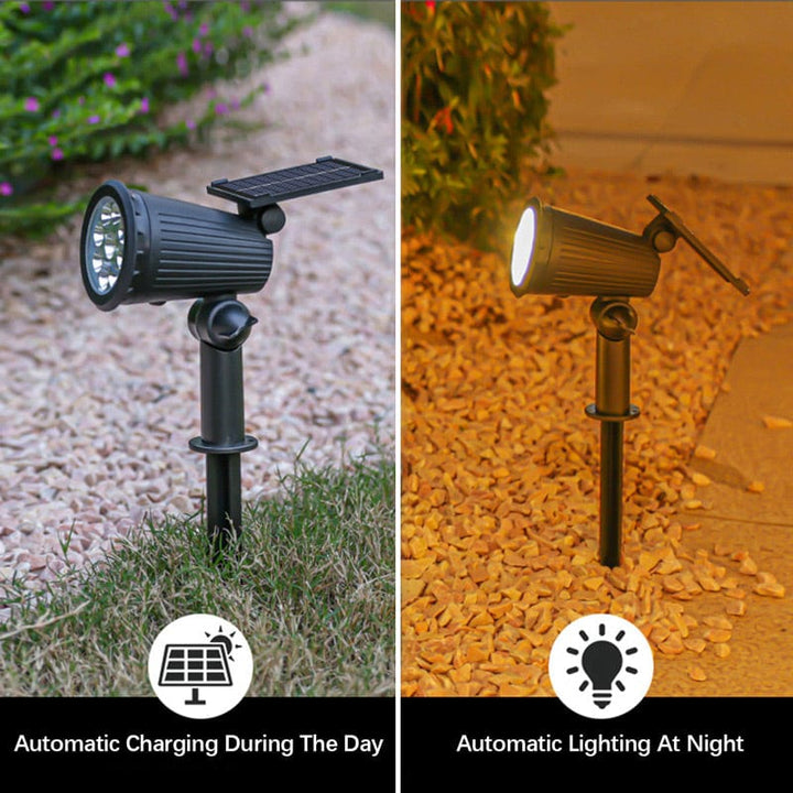 BowLift | Solar-Powered LED Garden Spotlight | Weather-Resistant, Adjustable & Ideal for Pathways, Patios & Outdoor Spaces