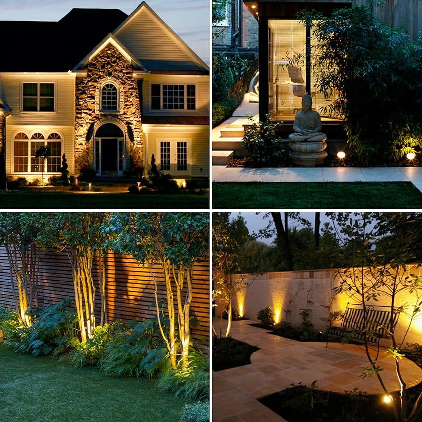 BowLift | Solar-Powered LED Garden Spotlight | Weather-Resistant, Adjustable & Ideal for Pathways, Patios & Outdoor Spaces