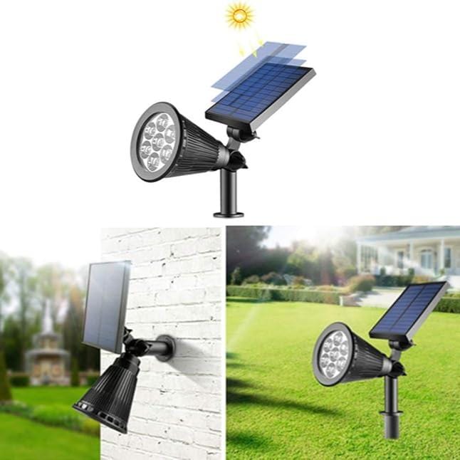 BowLift | Solar-Powered LED Garden Spotlight | Weather-Resistant, Adjustable & Ideal for Pathways, Patios & Outdoor Spaces
