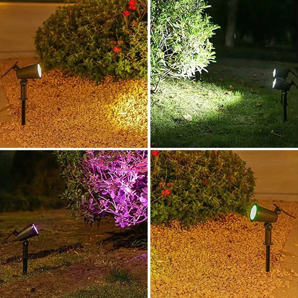 BowLift | Solar-Powered LED Garden Spotlight | Weather-Resistant, Adjustable & Ideal for Pathways, Patios & Outdoor Spaces