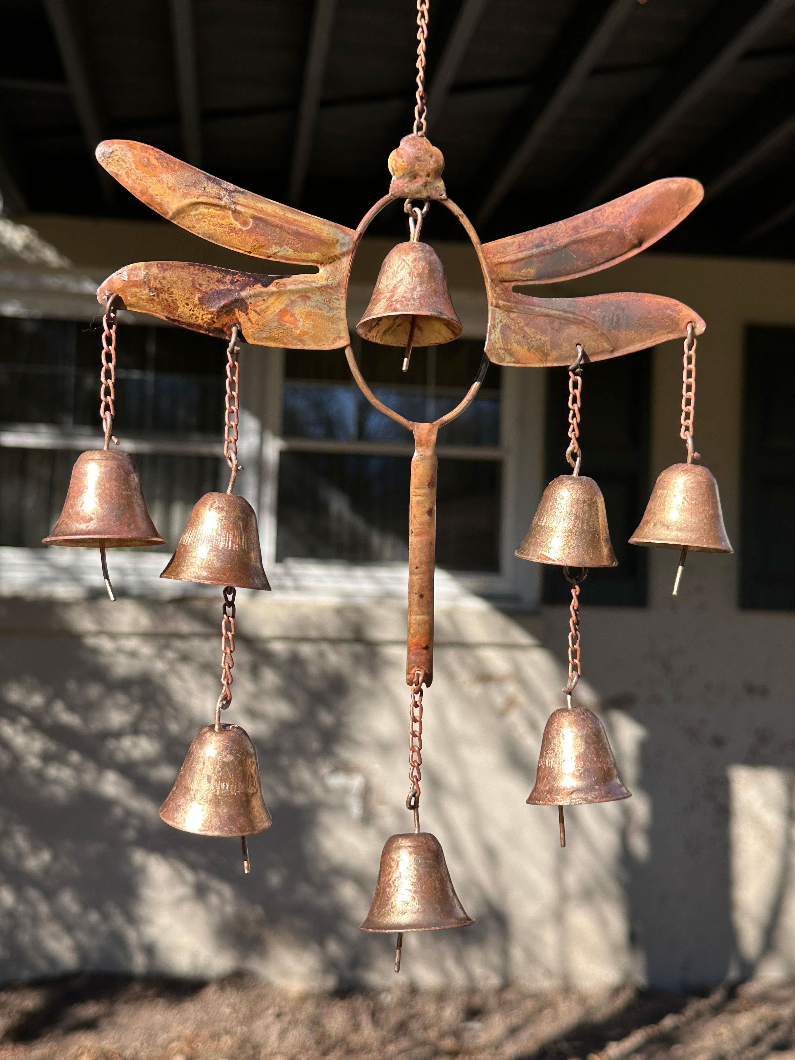 BowLift | Dragonfly Wind Chime with Bells Handmade Decor
