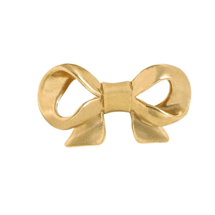 Vintage Bow Tie Cabinet Knobs Retro Brass Single-Hole Drawer Handle | Bowlift