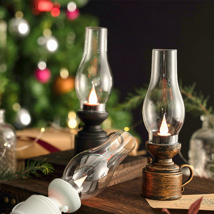 BowLift | LED Table Lamp with Vintage Lantern Style