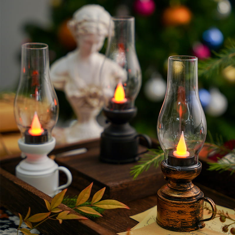 BowLift | LED Table Lamp with Vintage Lantern Style