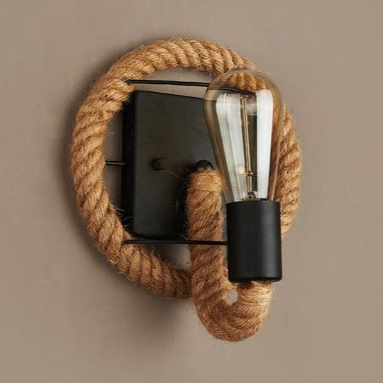 BowLift | Vintage Rope Wall Lamp - RusticRope