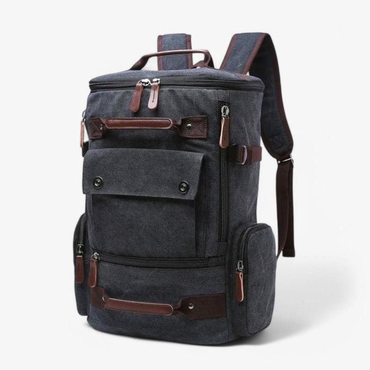 BowLift | TIMECARRY – Vintage Canvas Backpack with Laptop Compartment