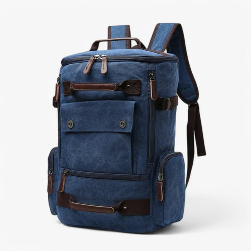 BowLift | TIMECARRY – Vintage Canvas Backpack with Laptop Compartment