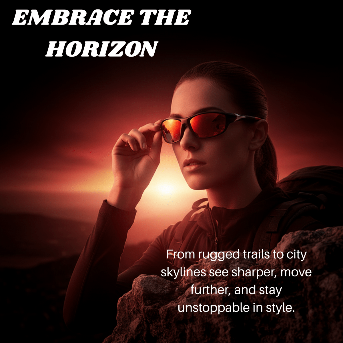 BowLift | VISIONEDGE – Polarized Sunglasses with UV400 Protection & Rubberized Grips