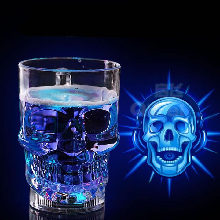 BowLift | Lively Skull Glass - LED Glass Cup