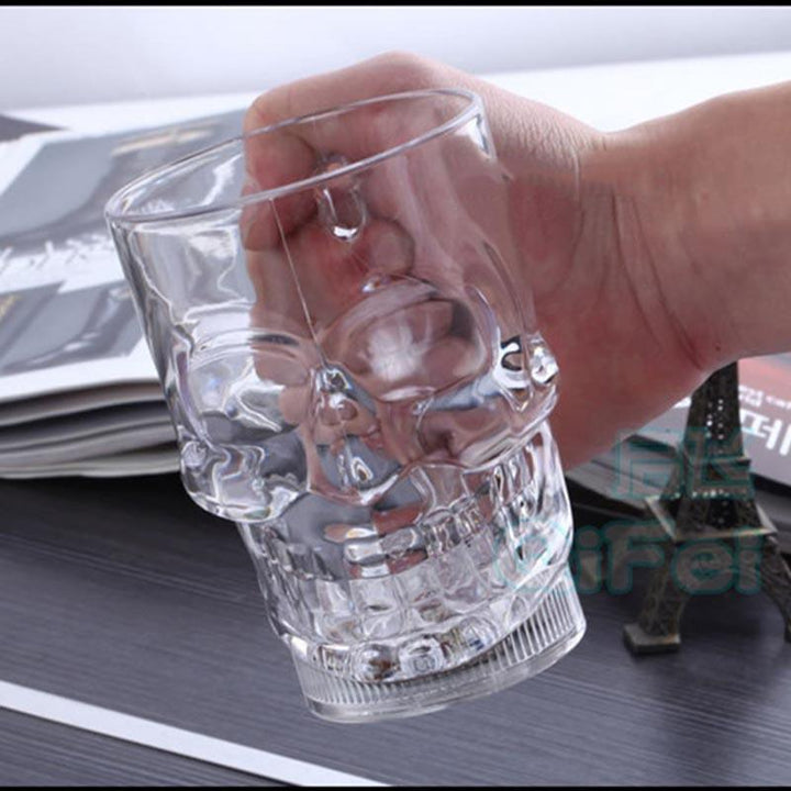 BowLift | Lively Skull Glass - LED Glass Cup