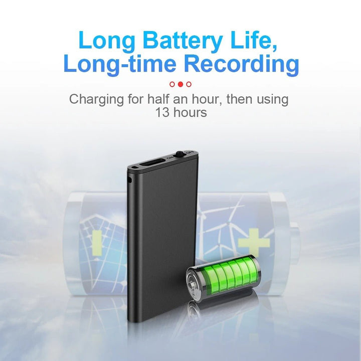 BowLift | Compact Voice-Activated Digital Audio Recorder
