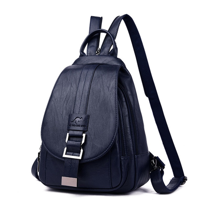 Premium Water-Resistant Leather Backpack for Women | Bowlift