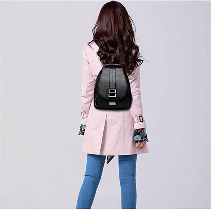 Premium Water-Resistant Leather Backpack for Women | Bowlift