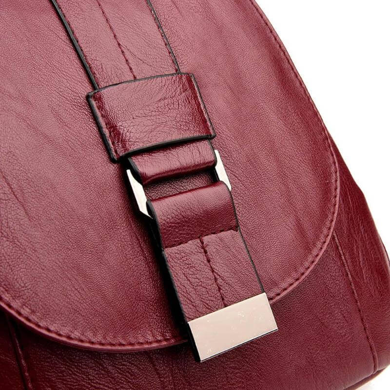 Premium Water-Resistant Leather Backpack for Women | Bowlift