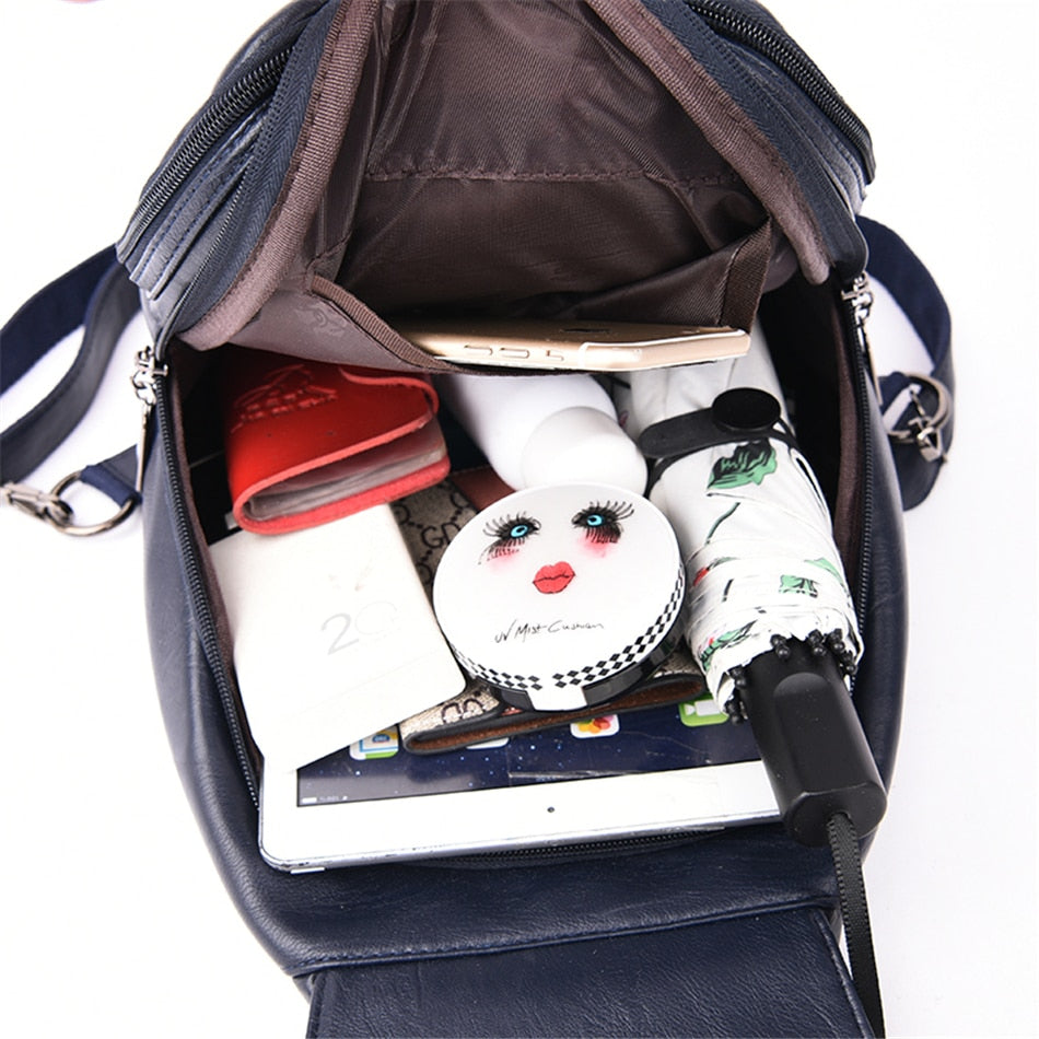 Premium Water-Resistant Leather Backpack for Women | Bowlift