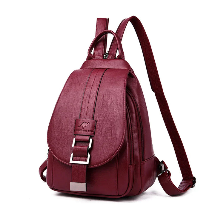 Premium Water-Resistant Leather Backpack for Women | Bowlift