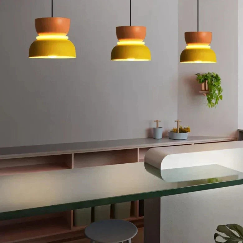 BowLift | LuminaGlow - Modern Pendant Light in Scandinavian Macaron Style