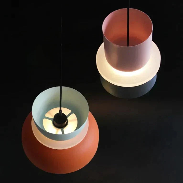 BowLift | LuminaGlow - Modern Pendant Light in Scandinavian Macaron Style