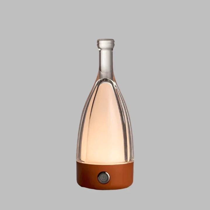 BowLift | Stylish wine bottle table lamp - Rechargeable with dimmable light