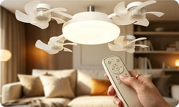 BowLift | Remote Control Ceiling Fan Light