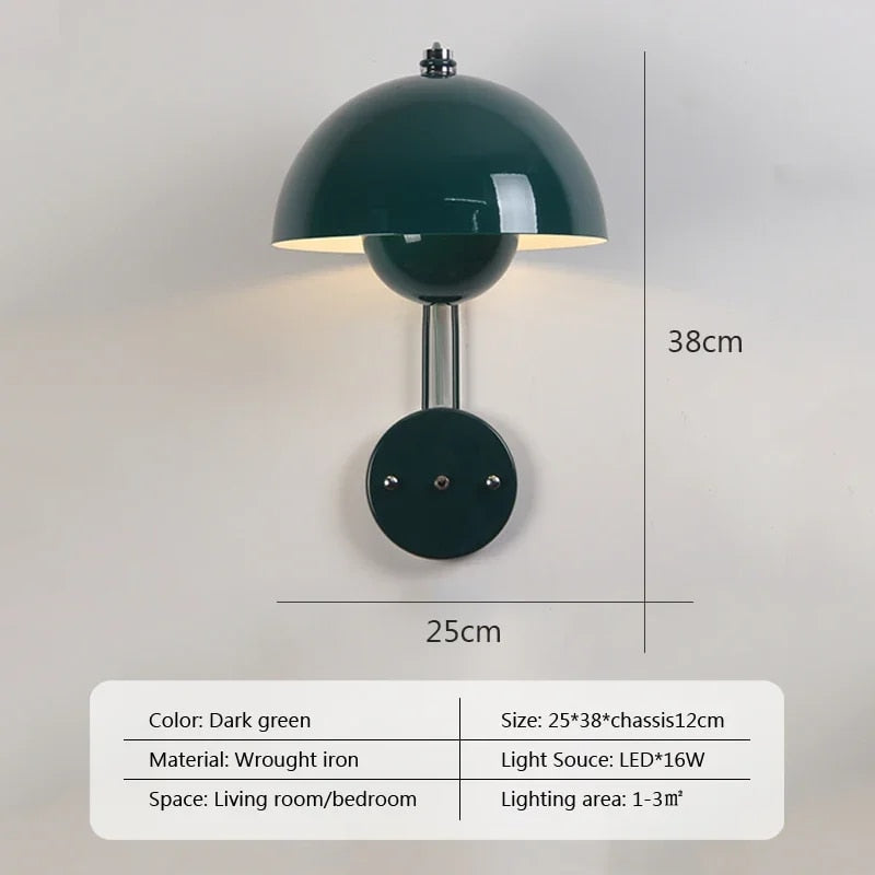 BowLift | ShroomLite Wall Lamp - Creative Lighting for Modern Interior