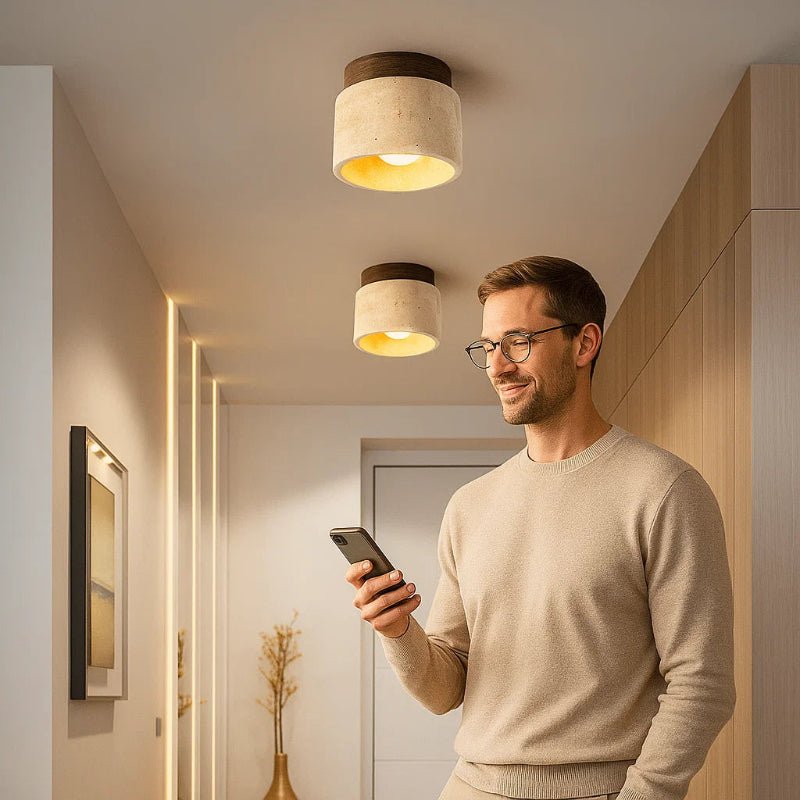 BowLift | WABILIGHT – Wooden LED Lamp for Serene Ambiance