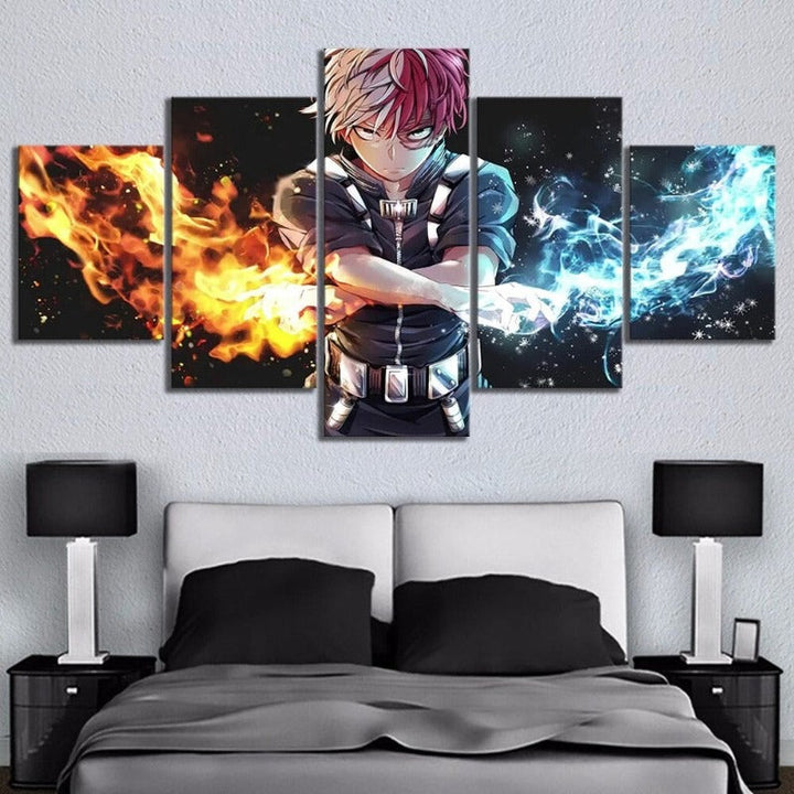 5 Panel "My Hero Academia Anime"- Wall Art Poster Frame | Bowlift