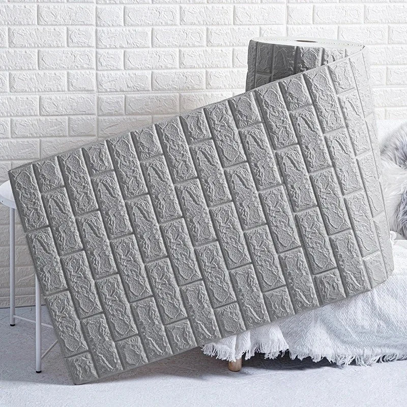 BowLift | WALLFORM – 3D Foam Brick Pattern Wallpaper
