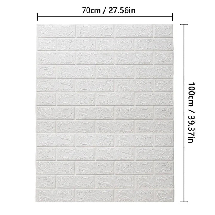 BowLift | WALLFORM – 3D Foam Brick Pattern Wallpaper