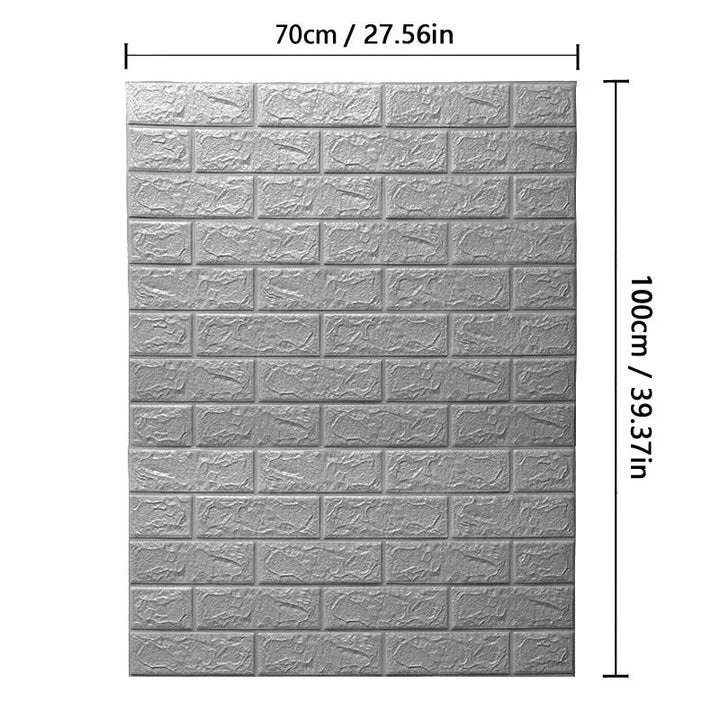 BowLift | WALLFORM – 3D Foam Brick Pattern Wallpaper