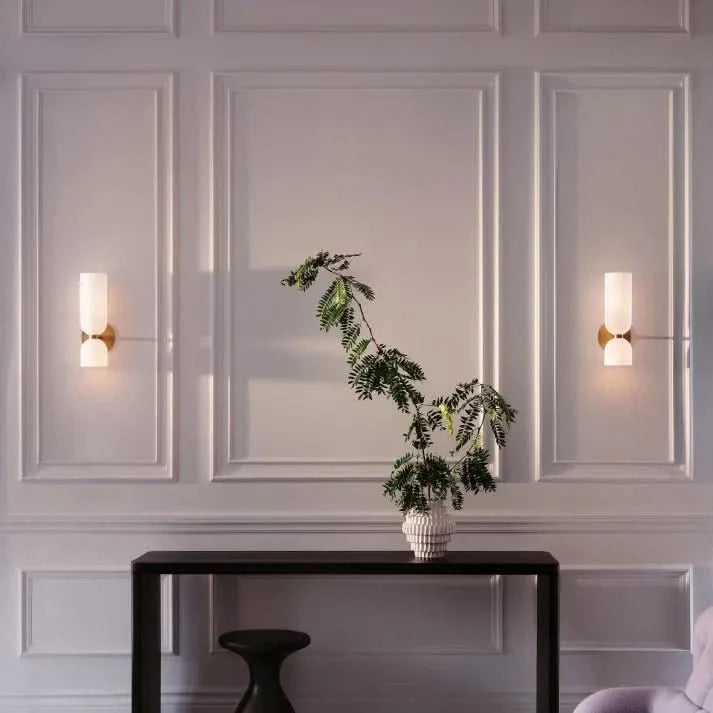 BowLift | Modern Double Glass Wall Light Fixture