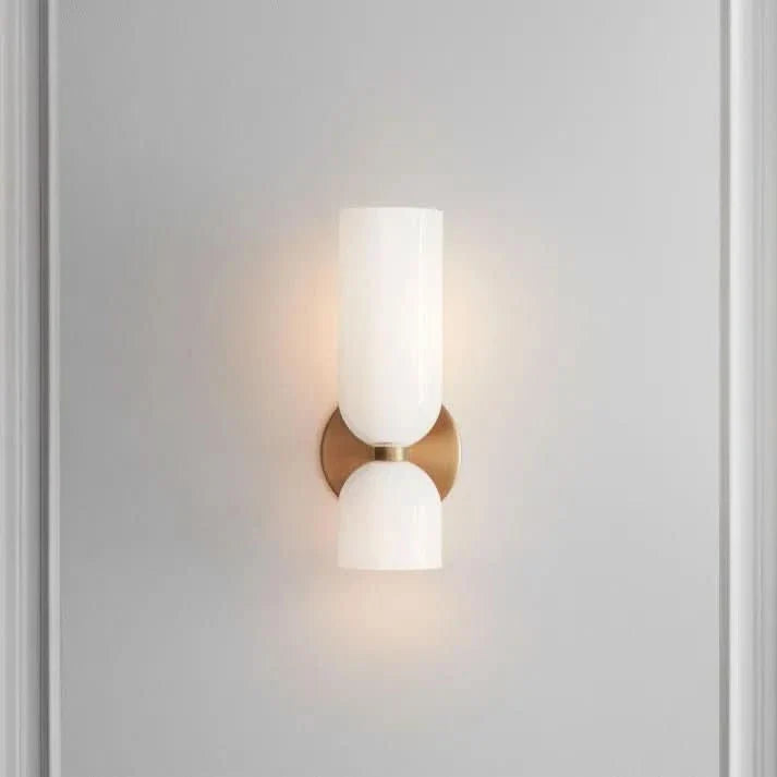 BowLift | Modern Double Glass Wall Light Fixture